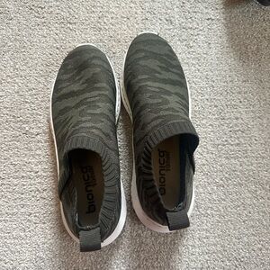 Bionica Olive Camouflage Slip-On Shoes